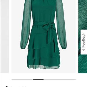 Tiered Fit and Flare Dress NWOT XS